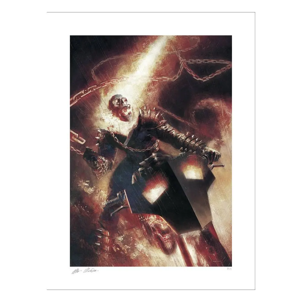 Marvel Art Print Ghost Rider 46 x 61 cm - keretezetlen vászonkép termékfotó