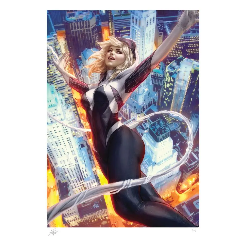 Marvel Art Print Ghost-Spider 46 x 61 cm - keretezetlen vászonkép termékfotó