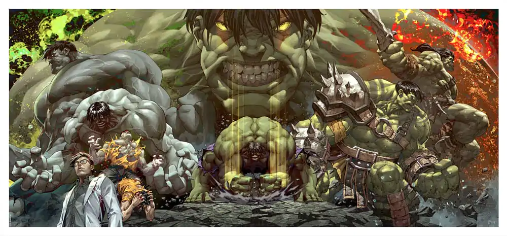 Marvel Art Print Hulk Legacy 71 x 33 cm - keretezetlen vászonkép termékfotó