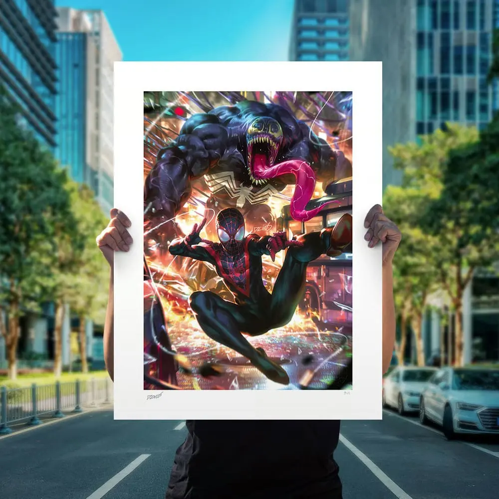 Marvel Art Print Miles Morales: Spider-Man 46 x 61 cm - keretezetlen vászonkép termékfotó