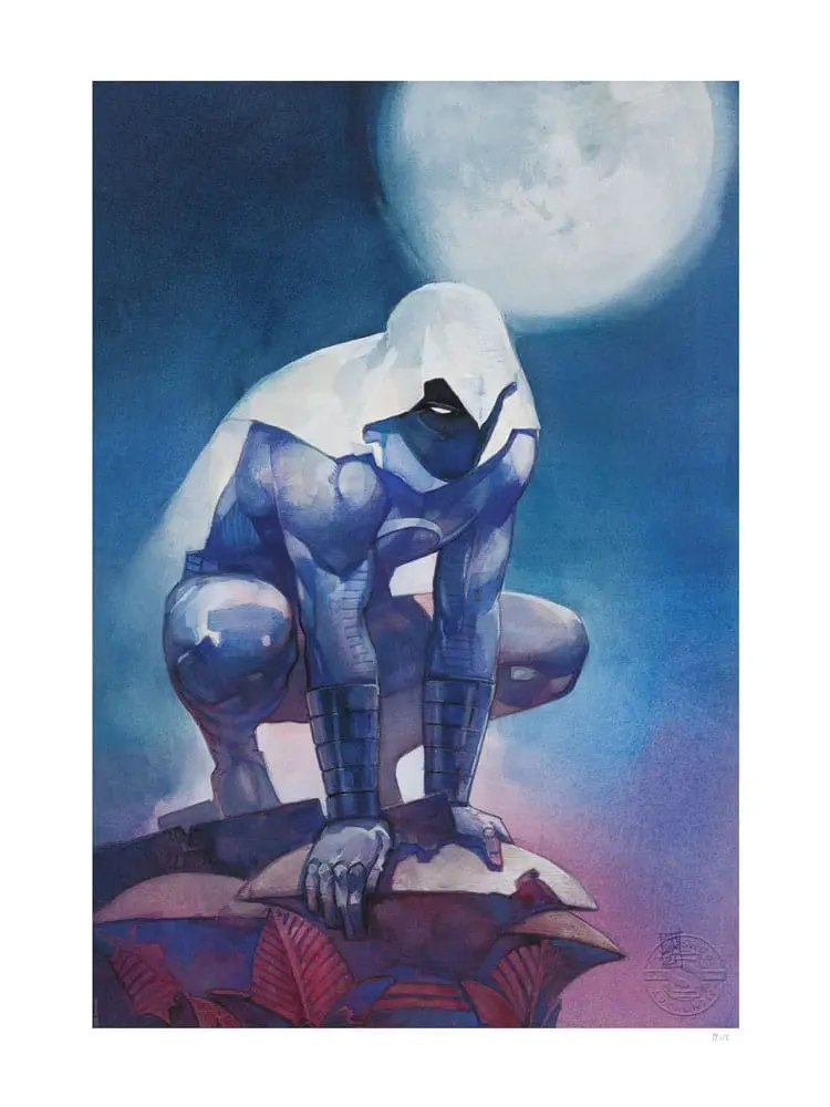 Marvel Art Print Moon Knight 46 x 61 cm - keretezetlen vászonkép termékfotó