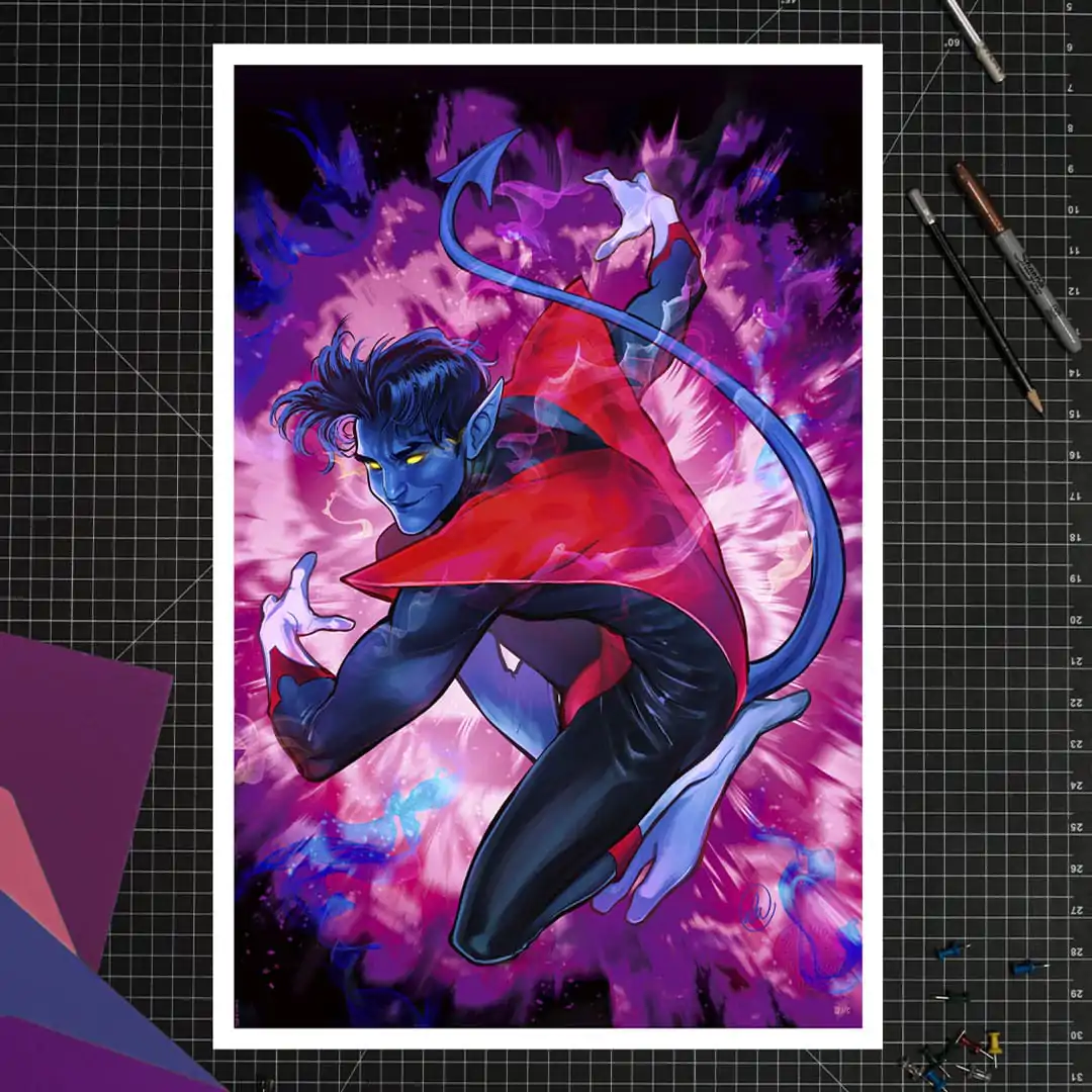 Marvel Kunstdruck Nightcrawler 41 x 61 cm - ungerahmt termékfotó