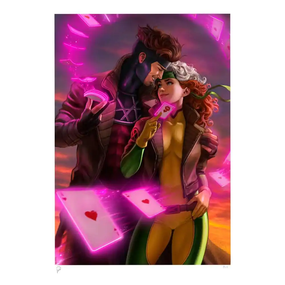 Marvel Art Print Rogue & Gambit 46 x 61 cm - unframed termékfotó