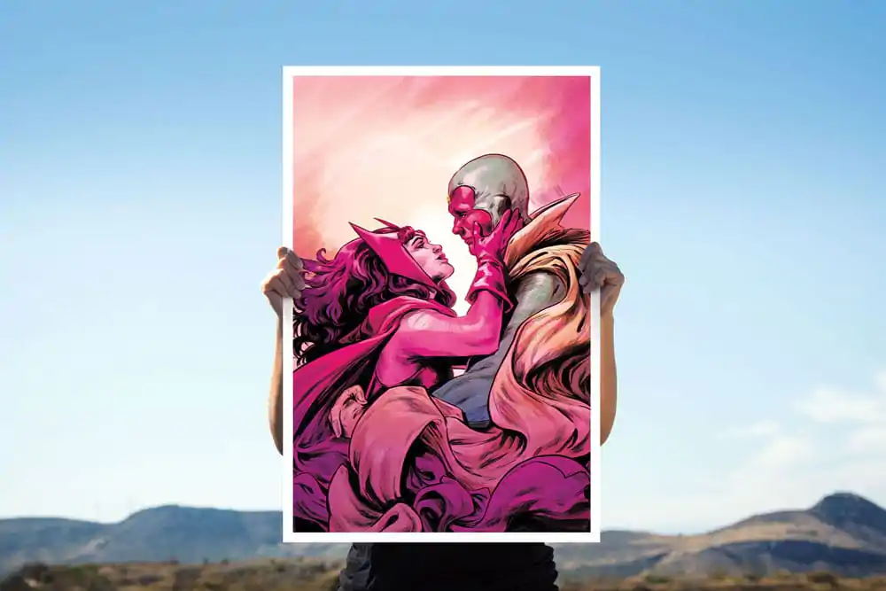 Marvel Art Print Scarlet Witch &amp; Vision 41 x 61 cm - keretezetlen vászonkép termékfotó