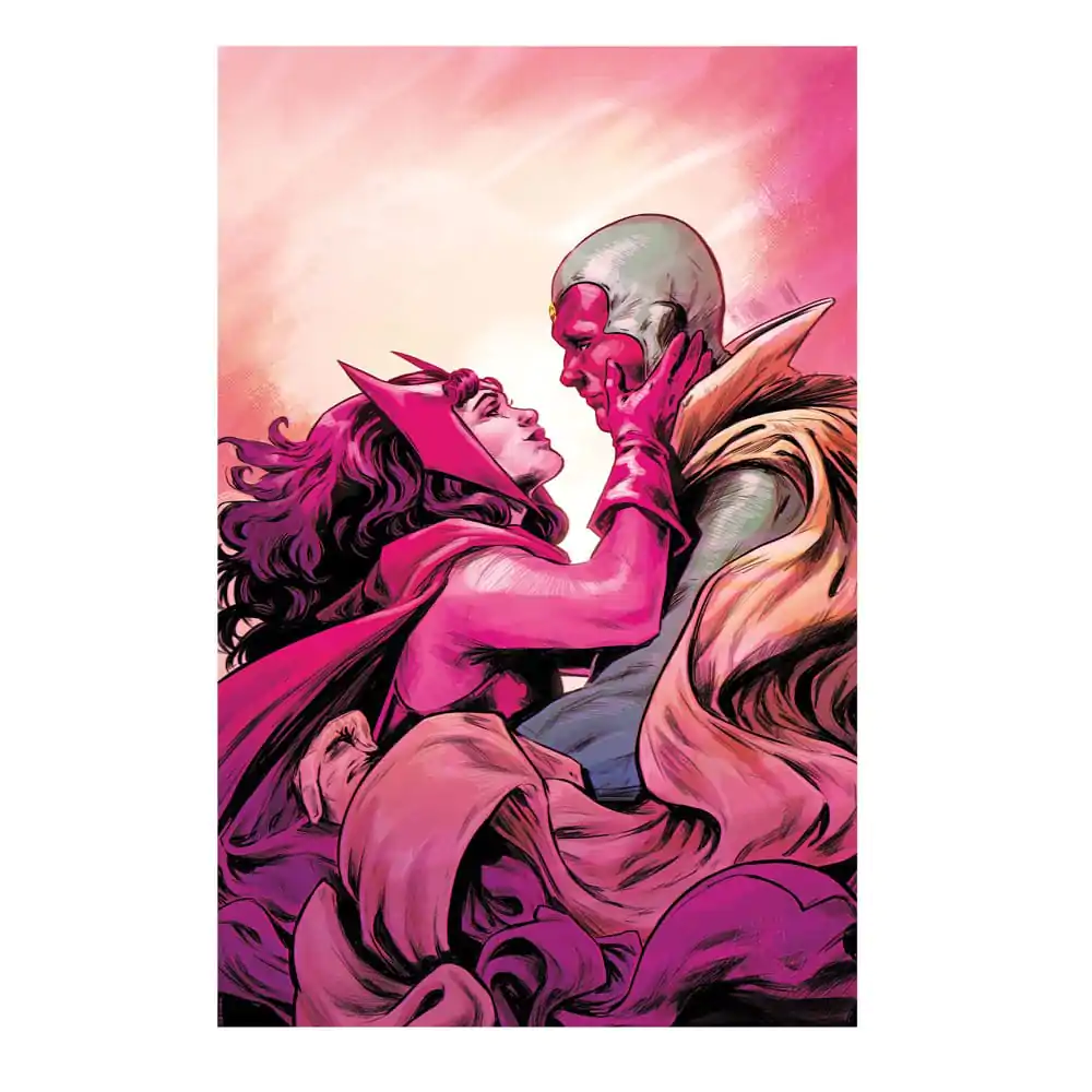 Marvel Art Print Scarlet Witch &amp; Vision 41 x 61 cm - keretezetlen vászonkép termékfotó