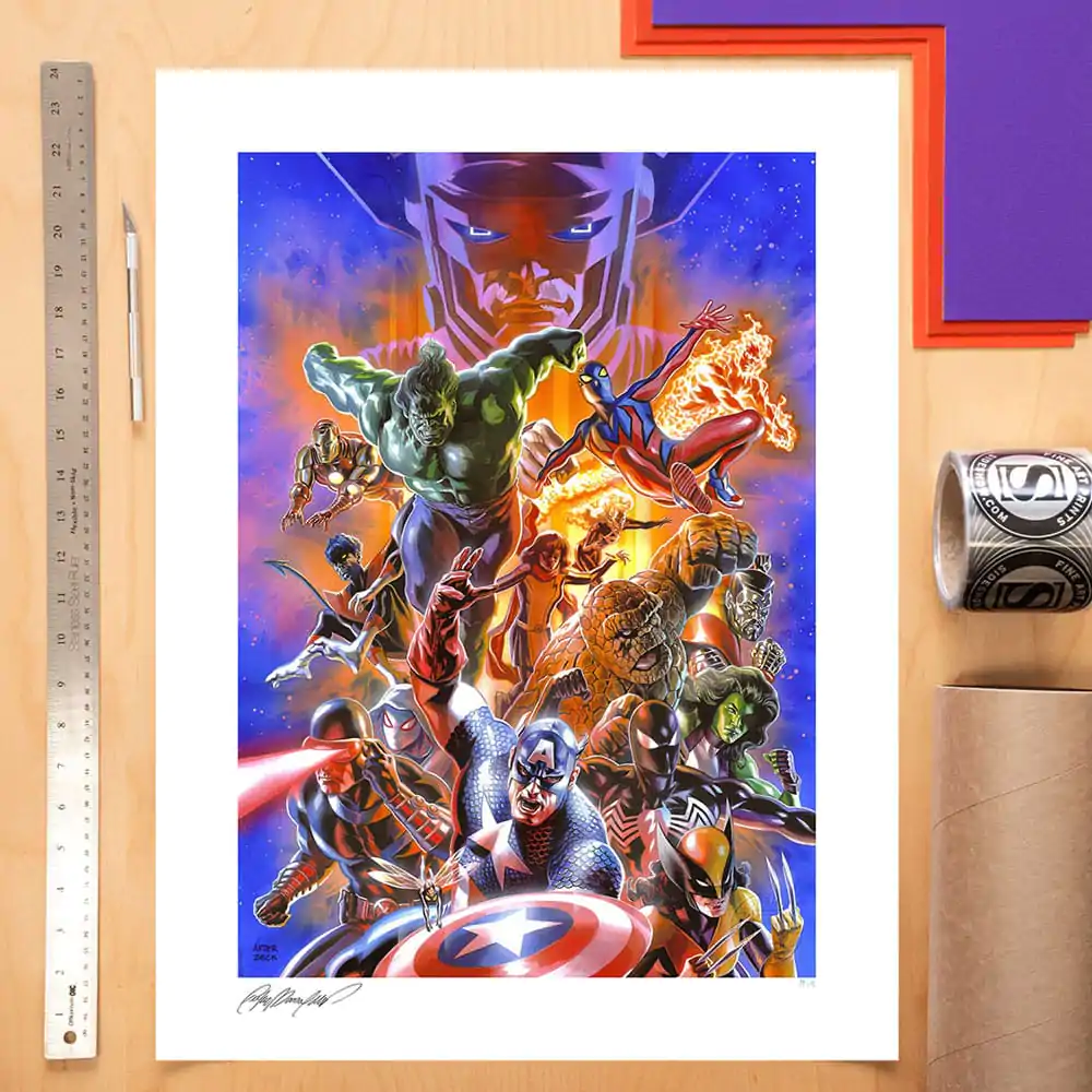 Marvel Art Print Secret Wars: Battleworld #1 46 x 61 cm - keretezetlen vászonkép termékfotó