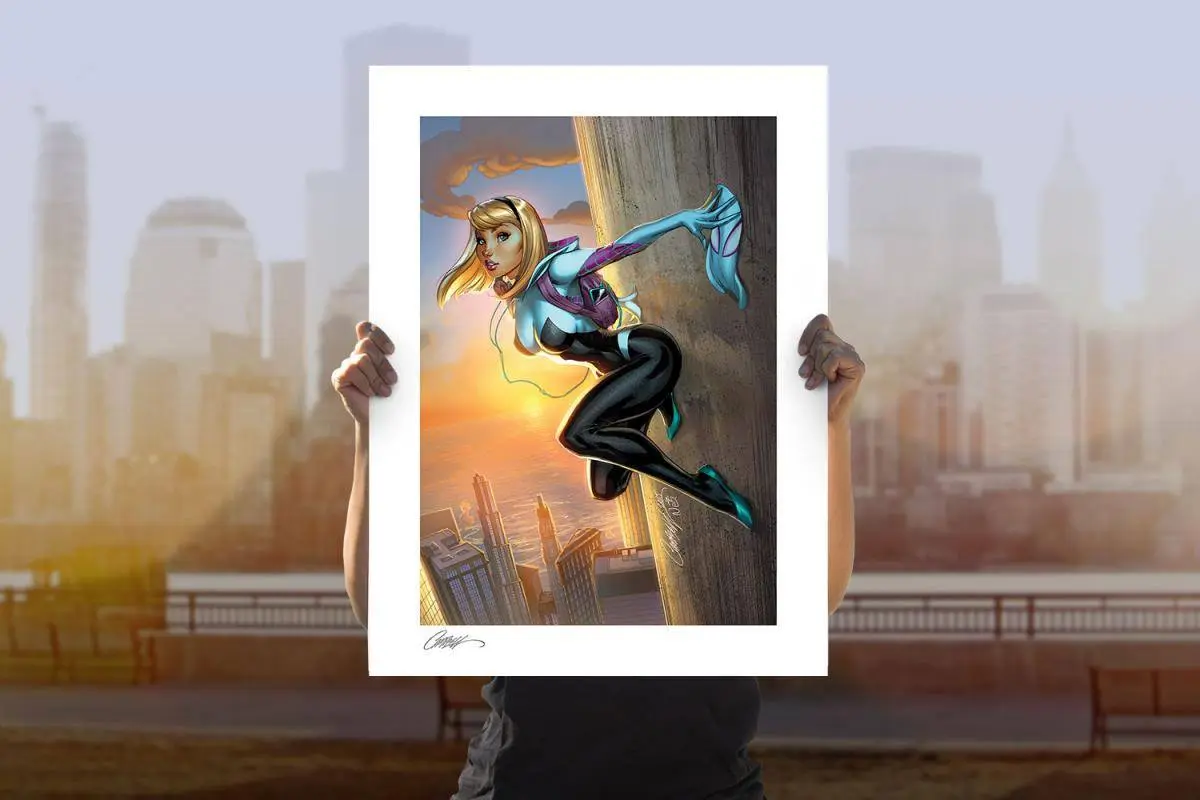 Marvel Art Print Spider-Gwen #1 by J. Scott Campbell 46 x 61 cm keretezetlen vászonkép termékfotó