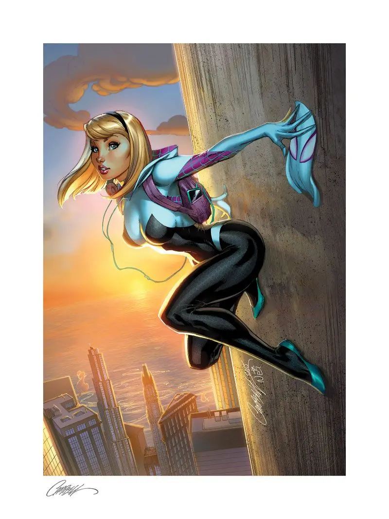 Marvel Art Print Spider-Gwen #1 by J. Scott Campbell 46 x 61 cm keretezetlen vászonkép termékfotó