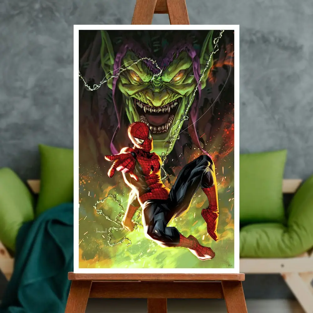 Marvel Art Print Spider-Man vs Green Goblin 41 x 61 cm - keretezetlen vászonkép termékfotó
