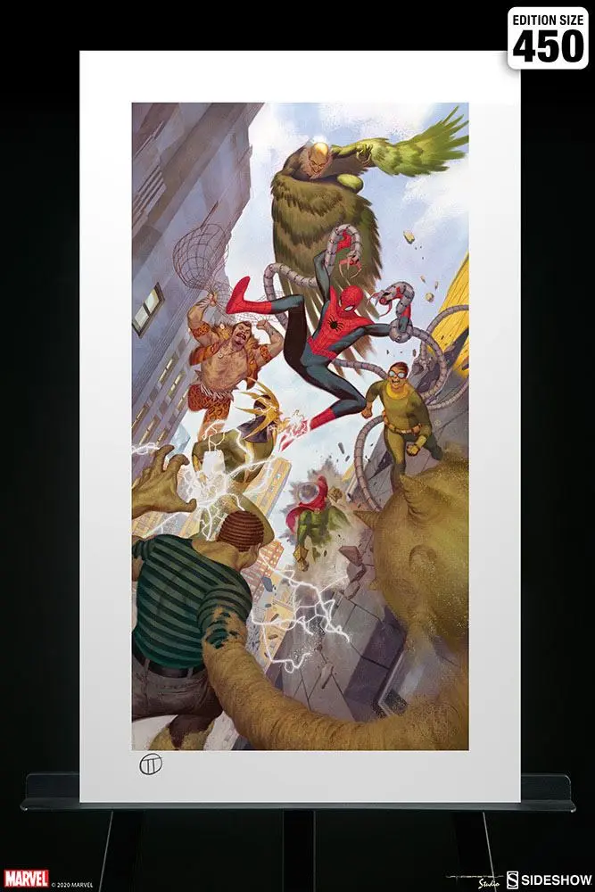Marvel Art Print Spider-Man vs Sinister Six 43 x 74 cm termékfotó