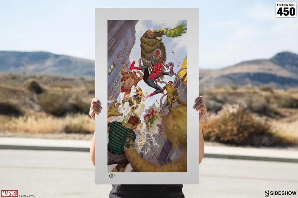 Marvel Art Print Spider-Man vs Sinister Six 43 x 74 cm termékfotó