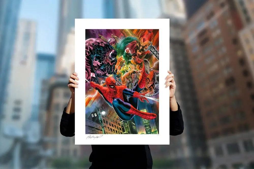 Marvel Art Print Spider-Man vs the Sinister Six 46 x 61 cm - keretezetlen vászonkép termékfotó