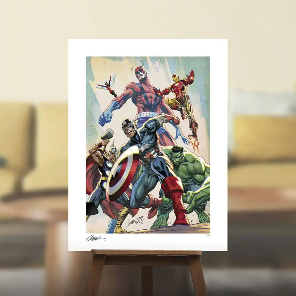 Marvel Art Print The Avengers 46 x 61 cm - keretezetlen vászonkép termékfotó