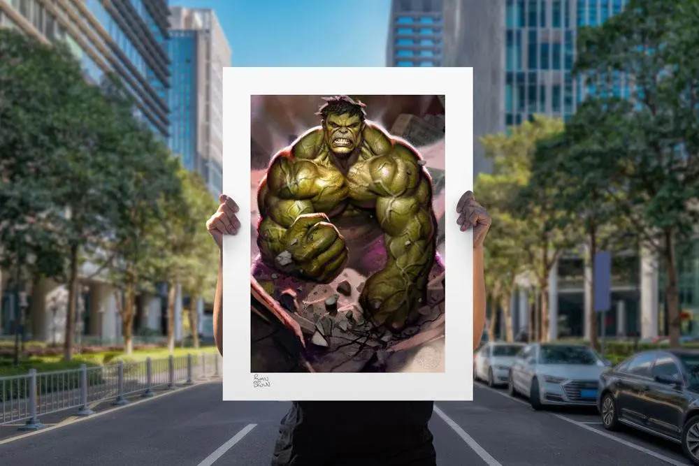 Marvel Art Print The Incredible Hulk 46 x 61 cm termékfotó