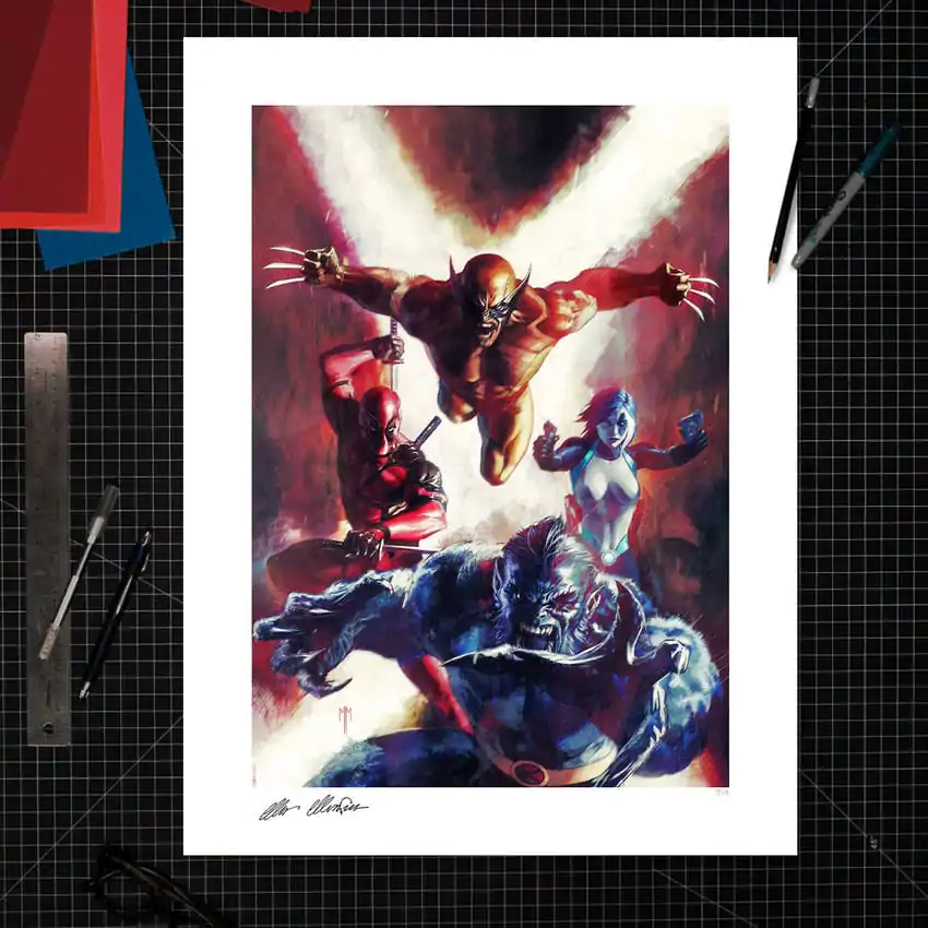Marvel Art Print The X-Force 46 x 61 cm - keretezetlen vászonkép termékfotó