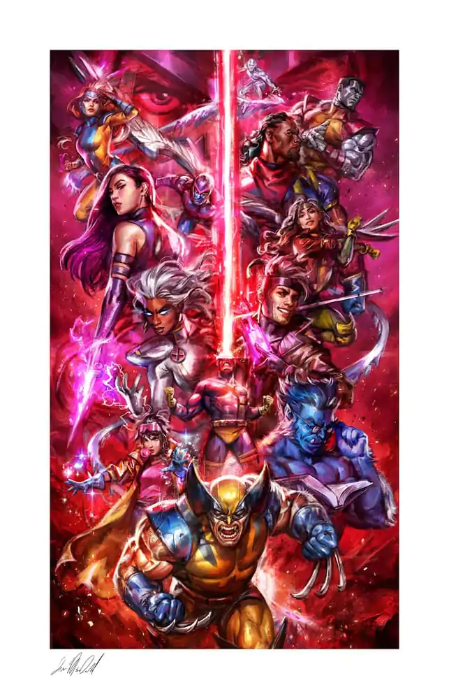 Marvel Art Print The X-Men vs Magneto 46 x 71 cm - keretezetlen vászonkép termékfotó