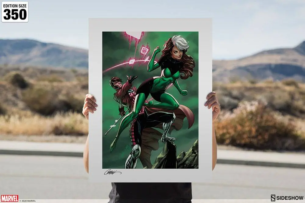 Marvel Art Print Uncanny X-Men: Rogue &amp; Gambit 46 x 61 cm termékfotó