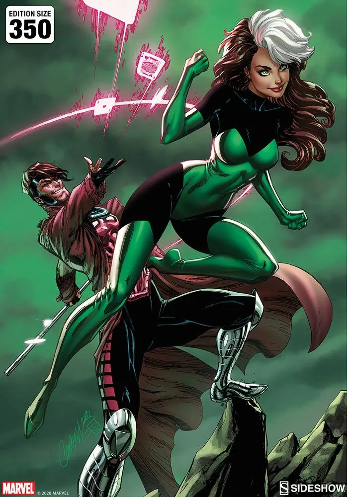 Marvel Art Print Uncanny X-Men: Rogue &amp; Gambit 46 x 61 cm termékfotó