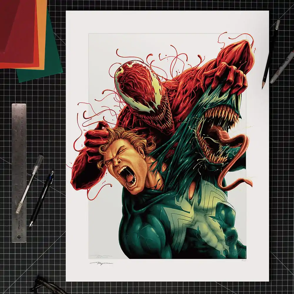 Marvel Art Print Venom: Carnage Unleashed 46 x 61 cm - keretezetlen vászonkép termékfotó