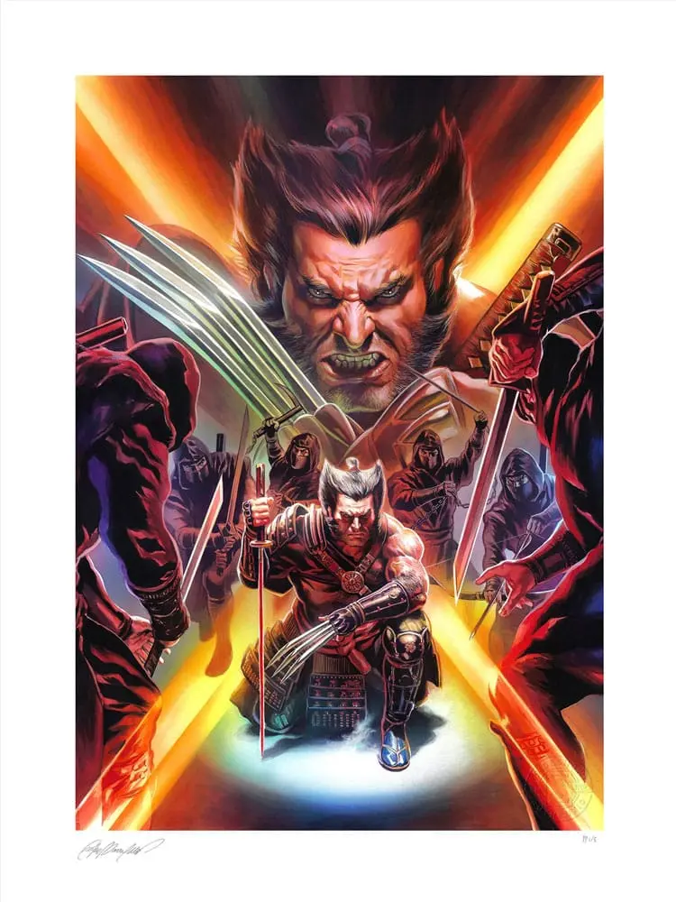 Marvel Art Print Wolverine: Ronin 46 x 61 cm - keretezetlen vászonkép termékfotó