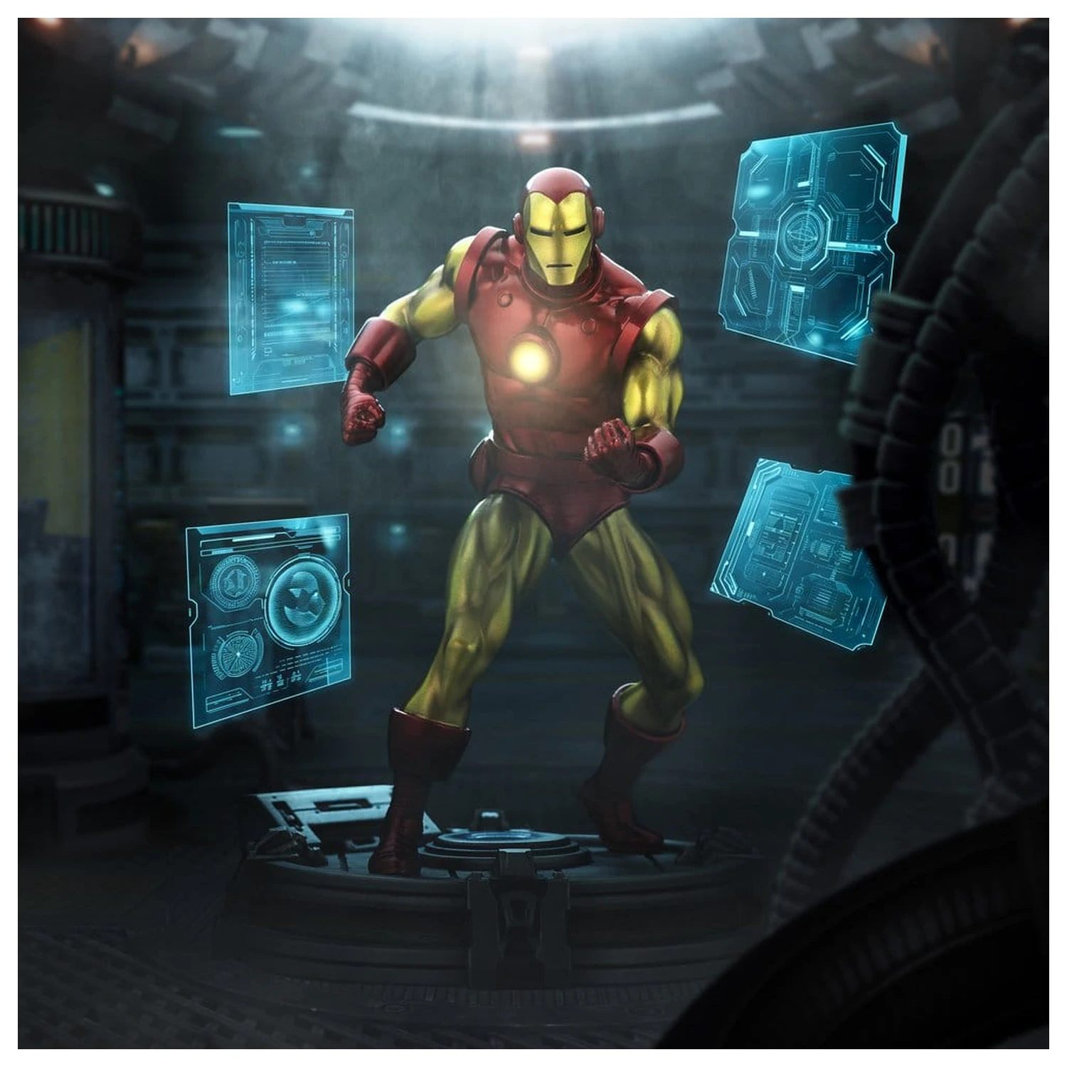 Marvel Art Scale 1/10 Iron Man (CCXP Exkluzív 2025) szobor figura 20 cm  termékfotó