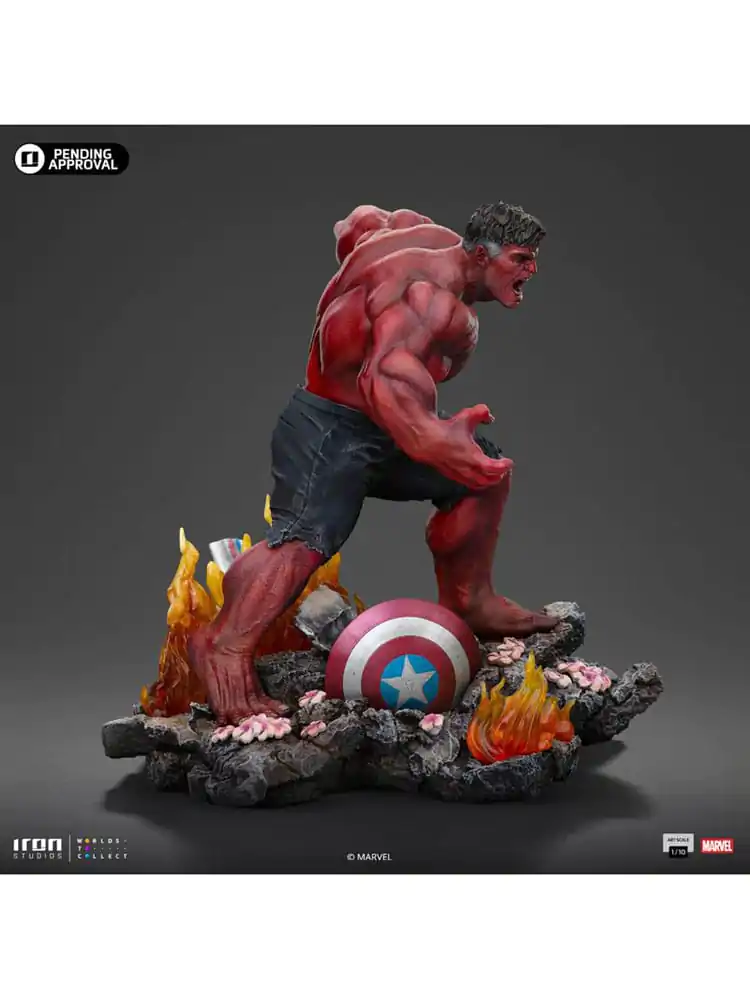 Marvel Art Scale 1/10 Red Hulk szobor figura 23 cm termékfotó