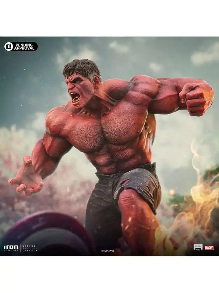 Marvel Art Scale 1/10 Red Hulk szobor figura 23 cm termékfotó