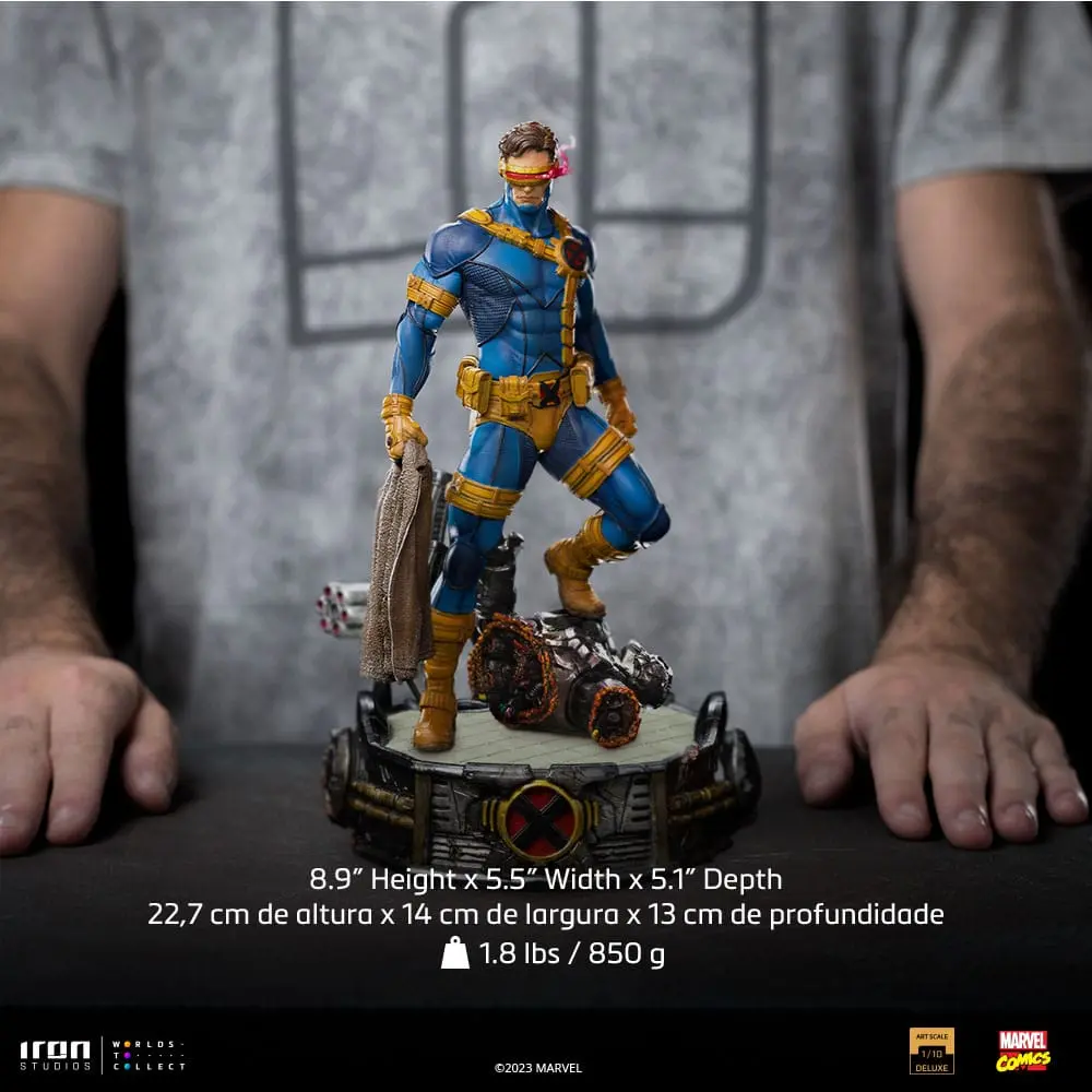 Marvel Art Scale Deluxe 1/10 Cyclops Unleashed szobor figura 23 cm termékfotó