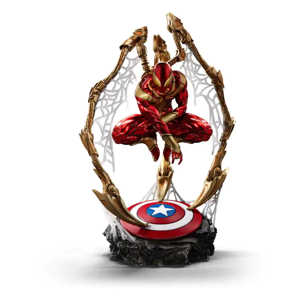 Marvel Art Scale Deluxe 1/10 Spider-man Iron Armor Comics (CCXP Exclusive 2024) szobor figura 24 cm termékfotó