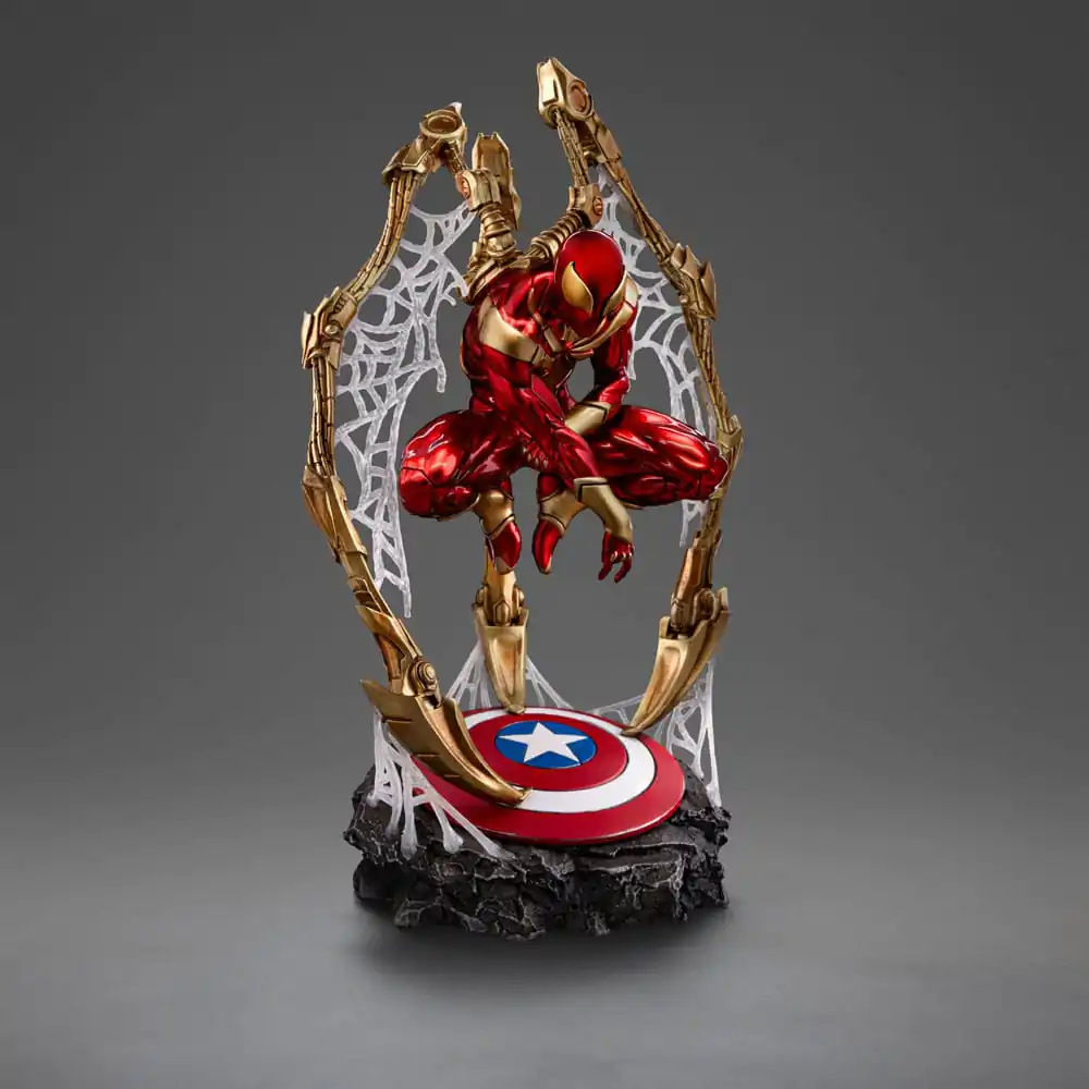 Marvel Art Scale Deluxe 1/10 Spider-man Iron Armor Comics (CCXP Exclusive 2024) szobor figura 24 cm termékfotó