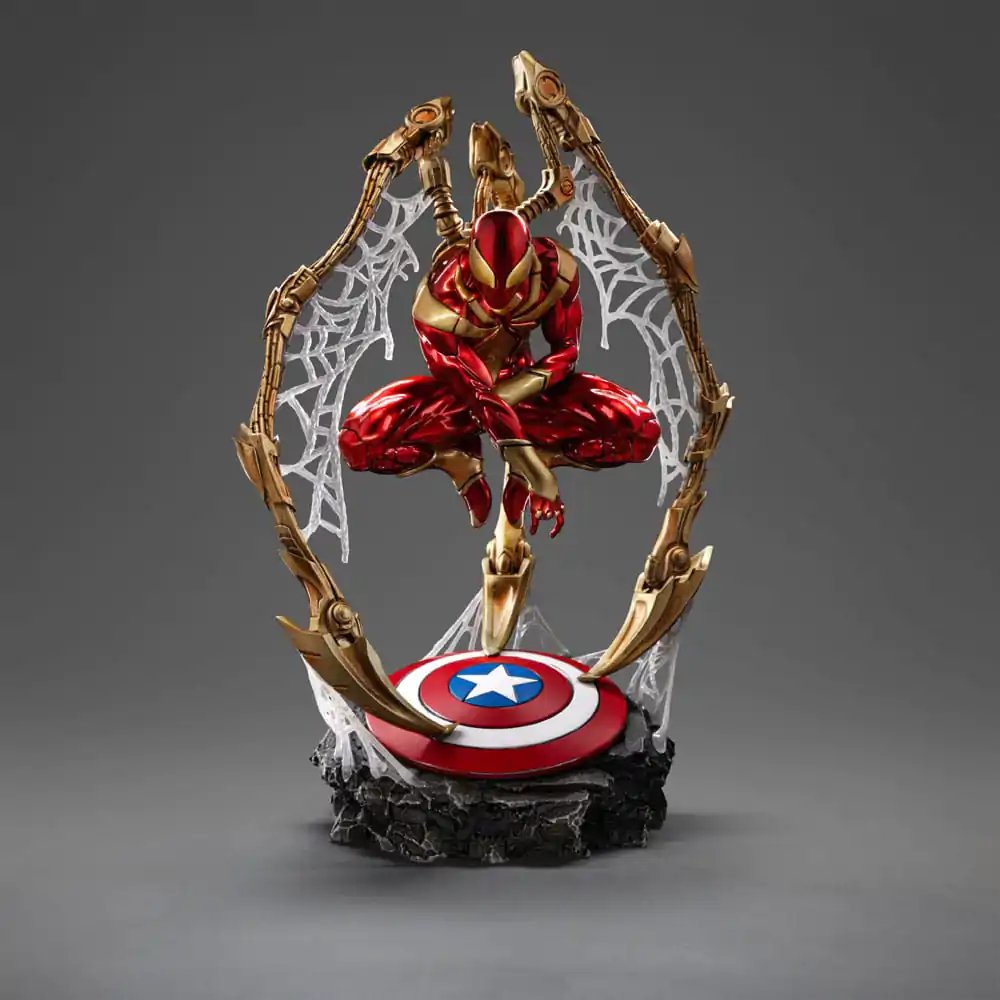 Marvel Art Scale Deluxe 1/10 Spider-man Iron Armor Comics (CCXP Exclusive 2024) szobor figura 24 cm termékfotó