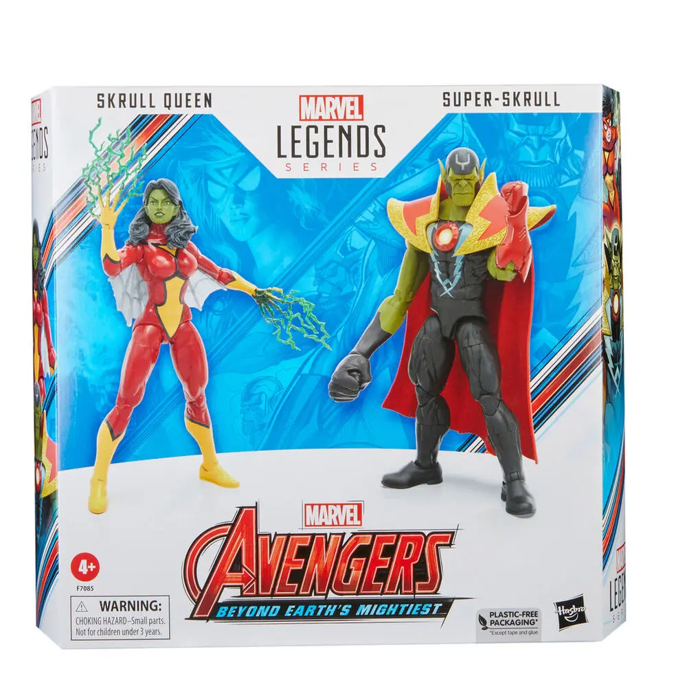 Marvel Avengers Beyond Earth Mightiest Skrull Queen & Super Skrull figurák 15cm termékfotó