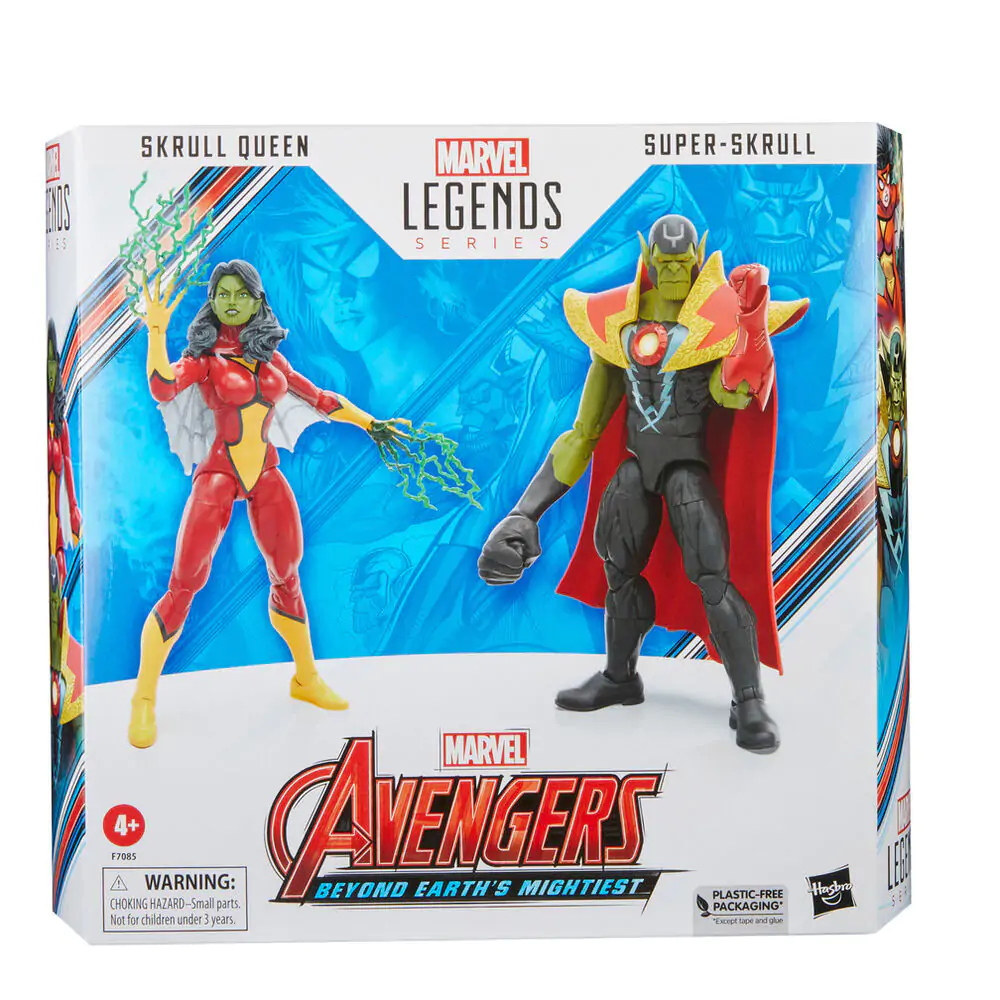 Marvel Avengers Beyond Earth Mightiest Skrull Queen & Super Skrull figurák 15cm termékfotó