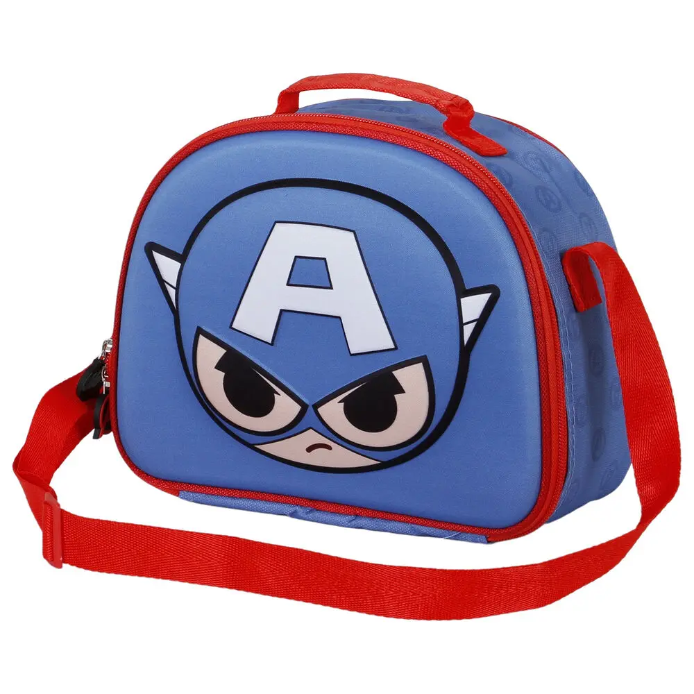 Marvel Avengers Captain America Bobblehead 3D uzsonnás táska termékfotó