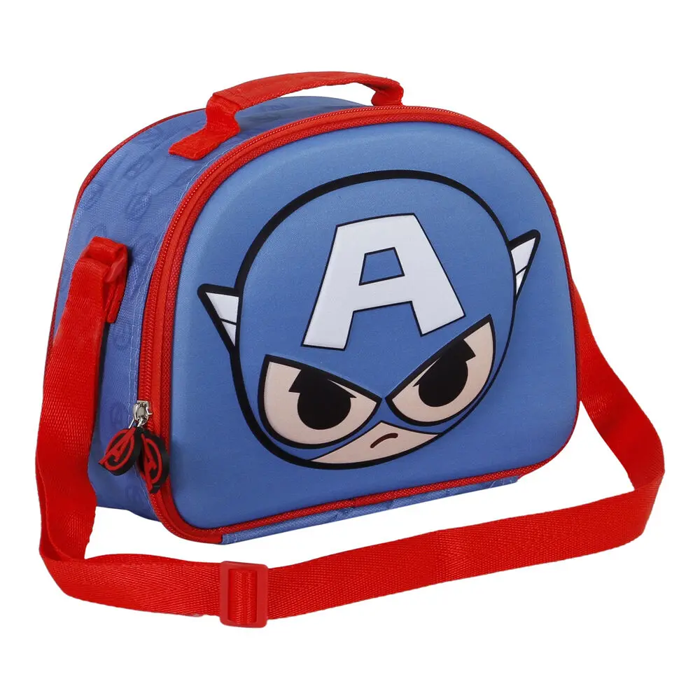 Marvel Avengers Captain America Bobblehead 3D uzsonnás táska termékfotó