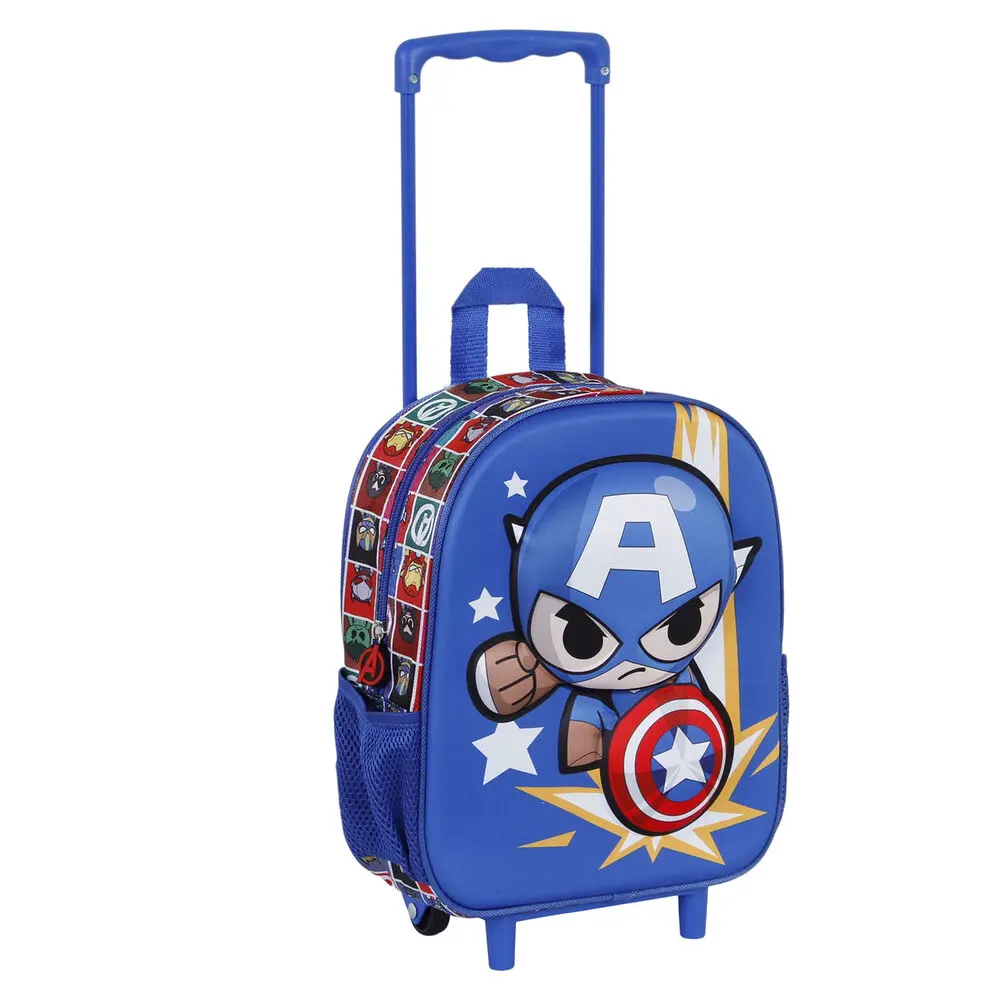 Marvel Avengers Captain America Punch 3D gurulós táska 34cm termékfotó