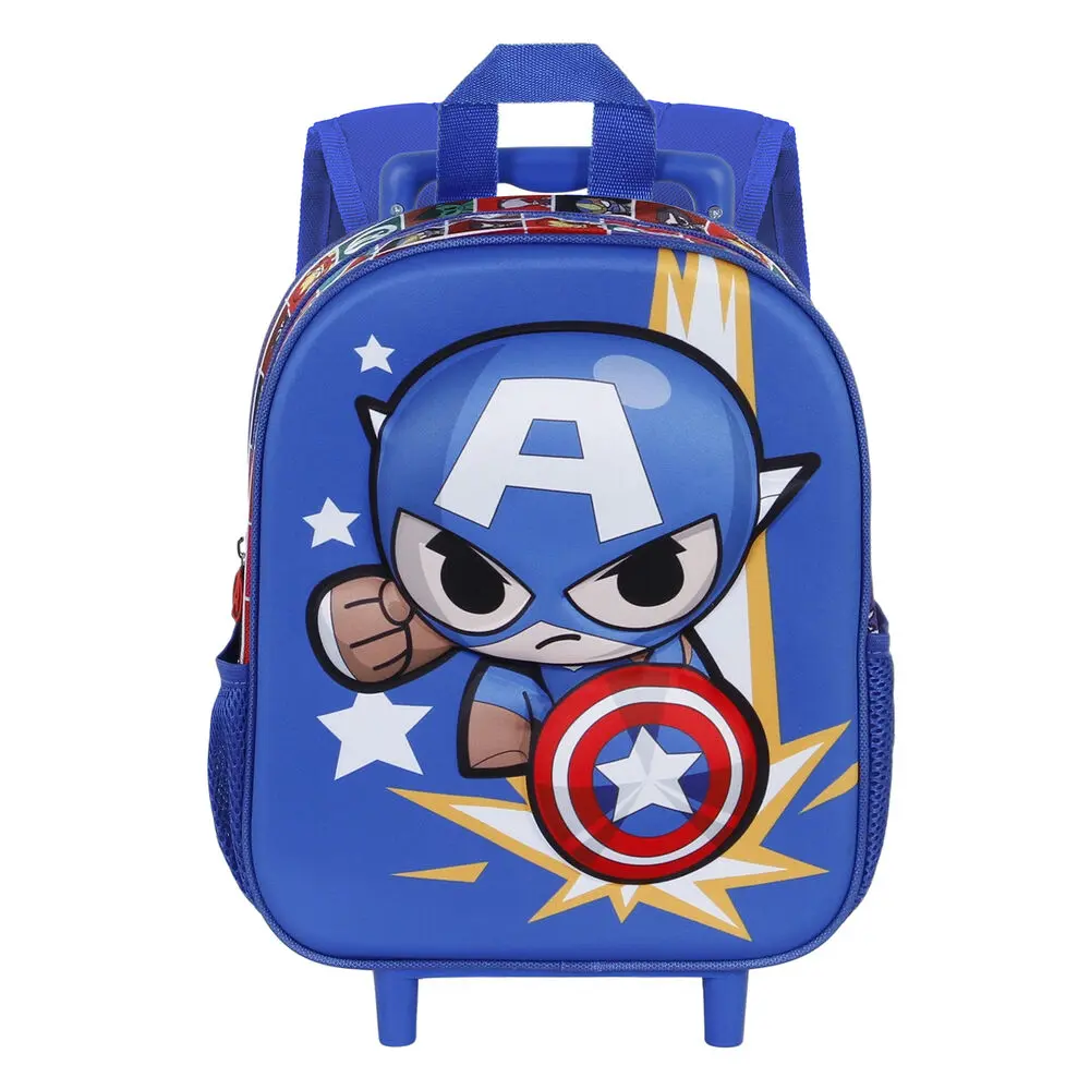 Marvel Avengers Captain America Punch 3D gurulós táska 34cm termékfotó
