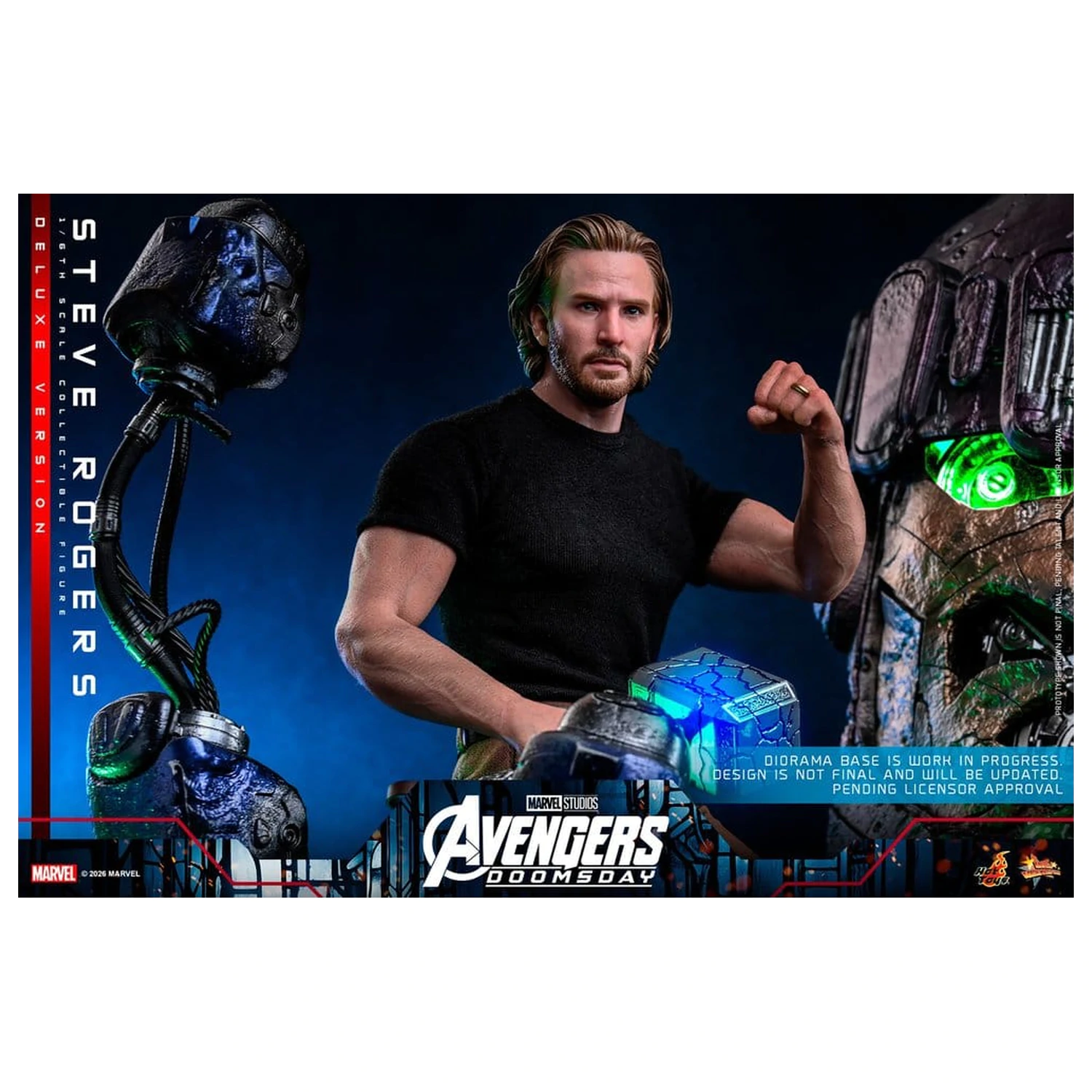 Marvel Avengers: Doomsday Movie Masterpiece akciófigura 1/6 Steve Rogers (Deluxe Version) 31 cm termékfotó