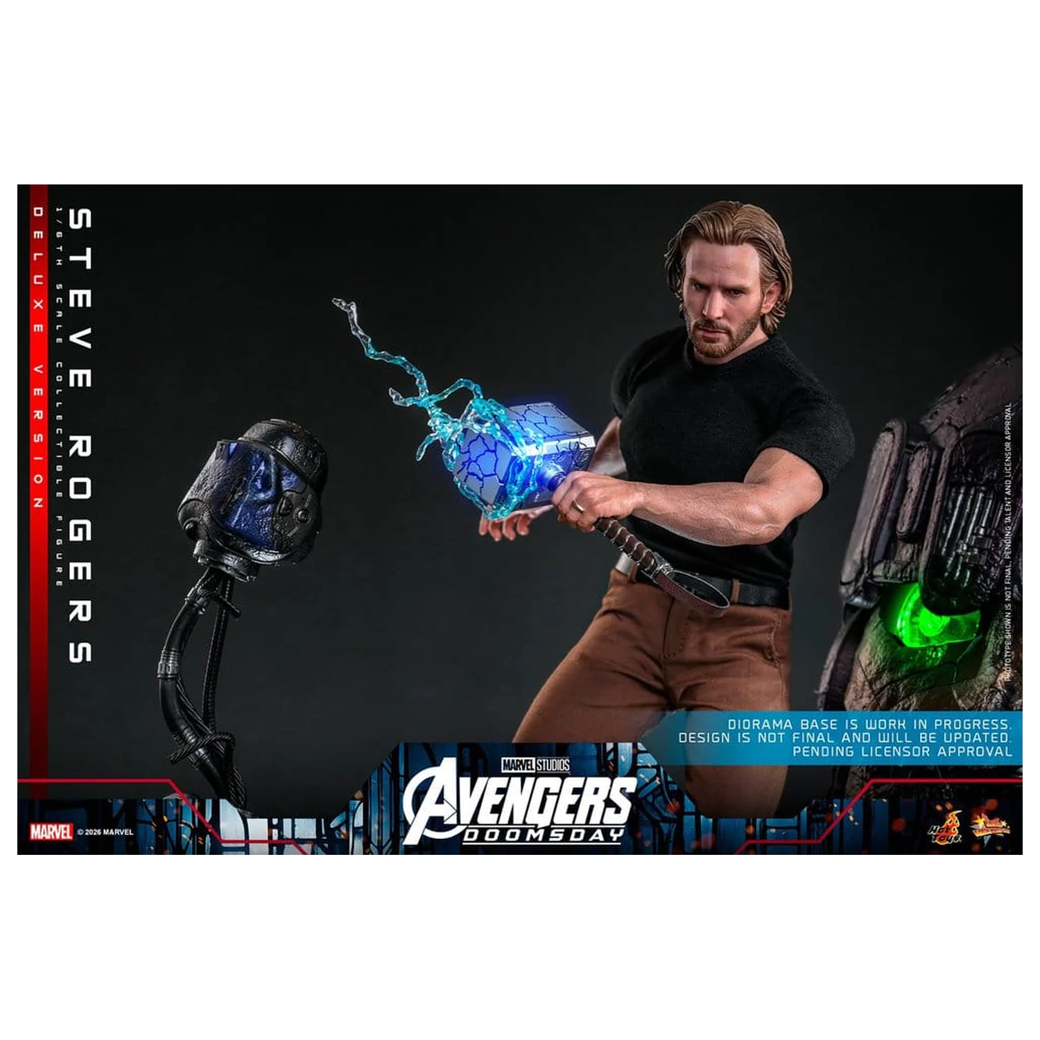 Marvel Avengers: Doomsday Movie Masterpiece akciófigura 1/6 Steve Rogers (Deluxe Version) 31 cm termékfotó