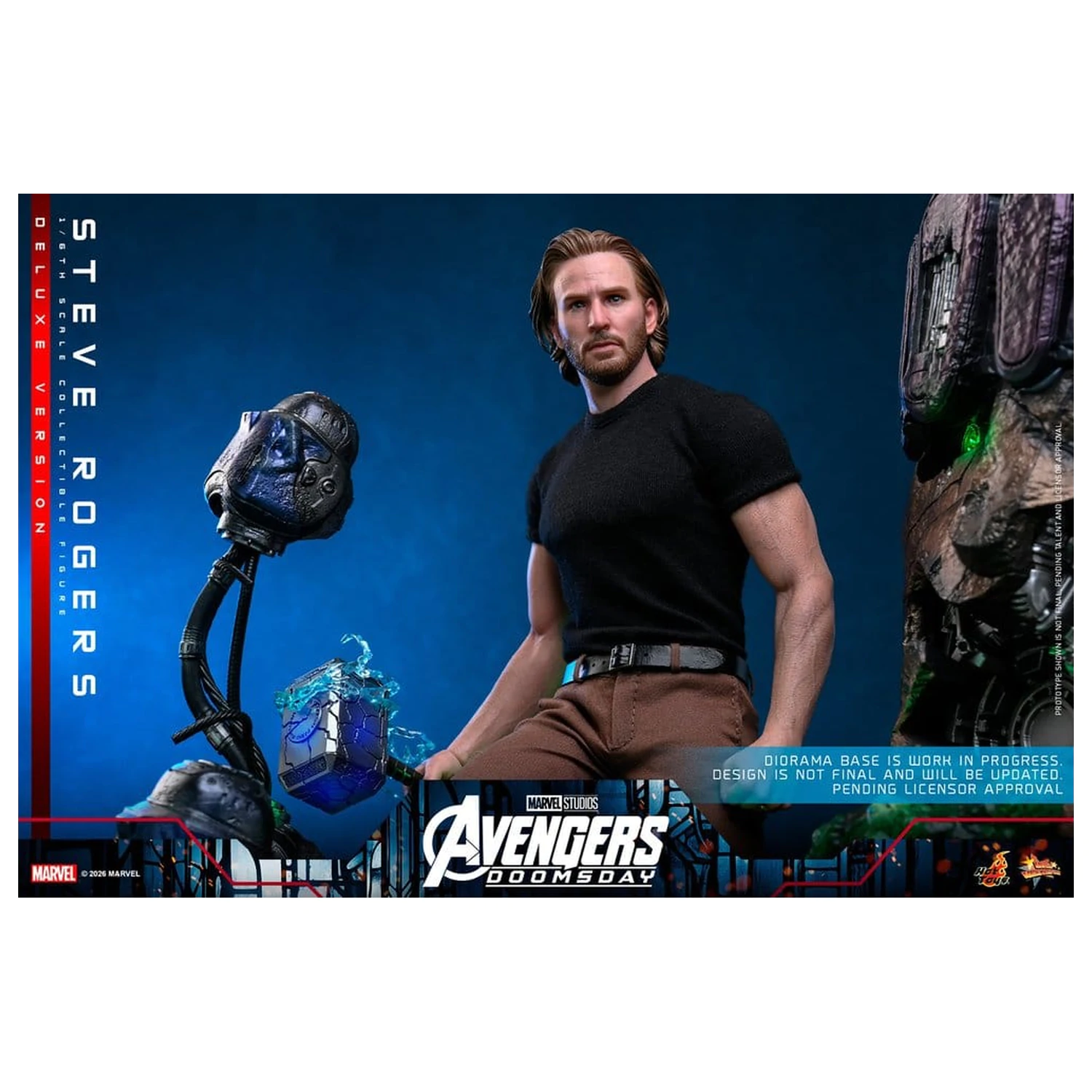 Marvel Avengers: Doomsday Movie Masterpiece akciófigura 1/6 Steve Rogers (Deluxe Version) 31 cm termékfotó