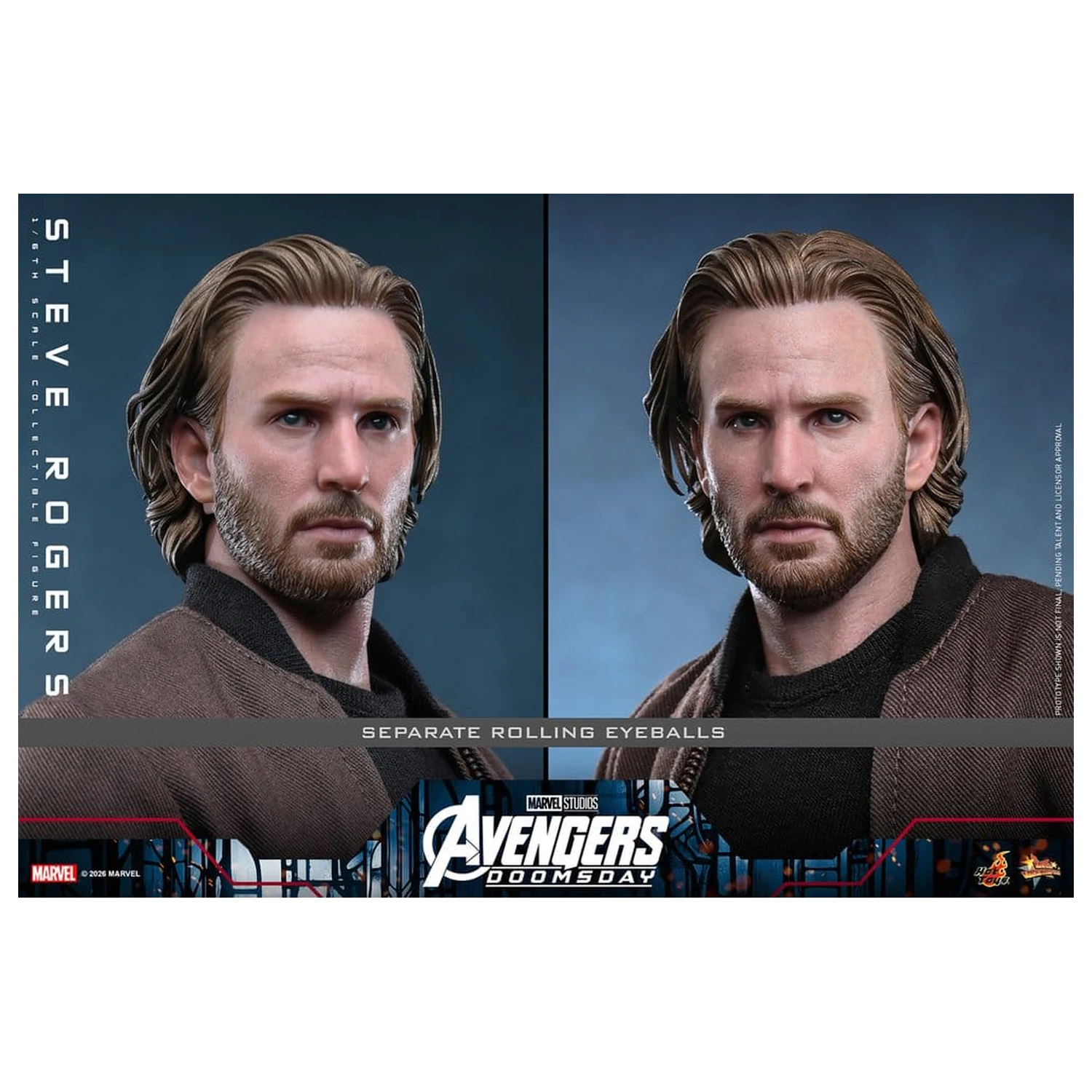 Marvel Avengers: Doomsday Movie Masterpiece akciófigura 1/6 Steve Rogers (Deluxe Version) 31 cm termékfotó