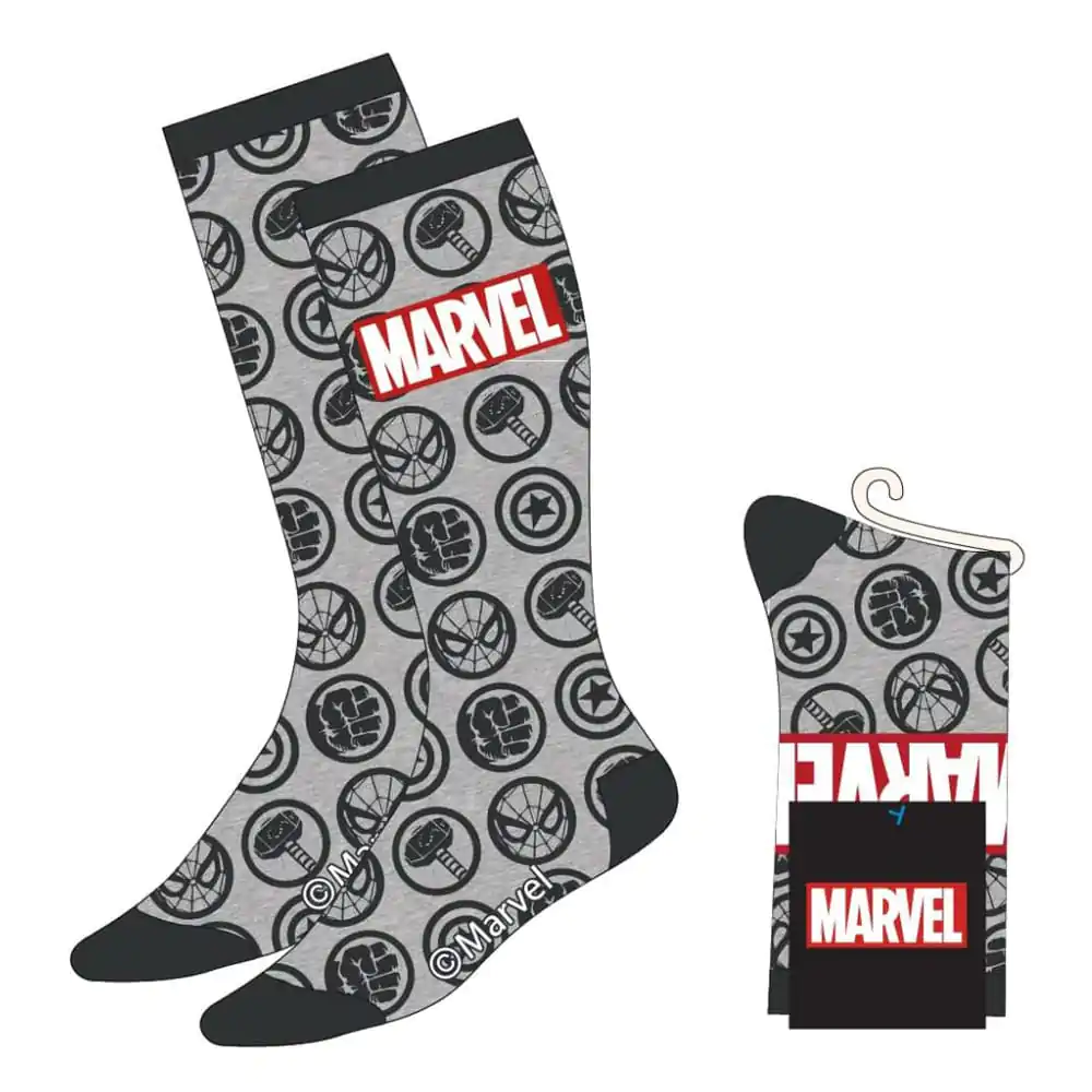 Marvel Socks Avengers Faces Grey 38-45 termékfotó