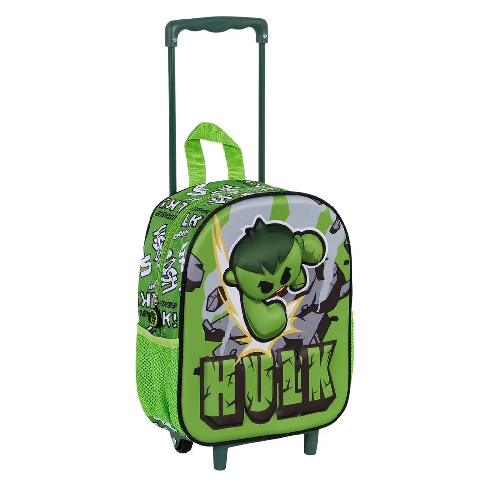 Marvel Avengers Hulk Greenmass 3D gurulós táska 34cm termékfotó