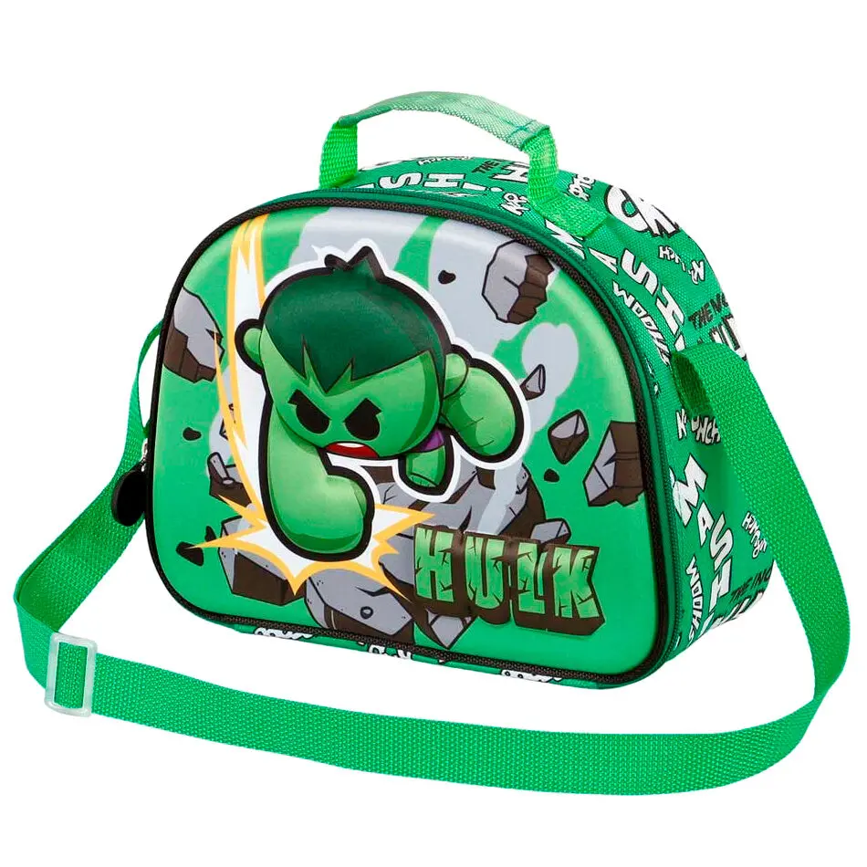 Marvel Avengers Hulk Greenmass 3D uzsonnás táska termékfotó
