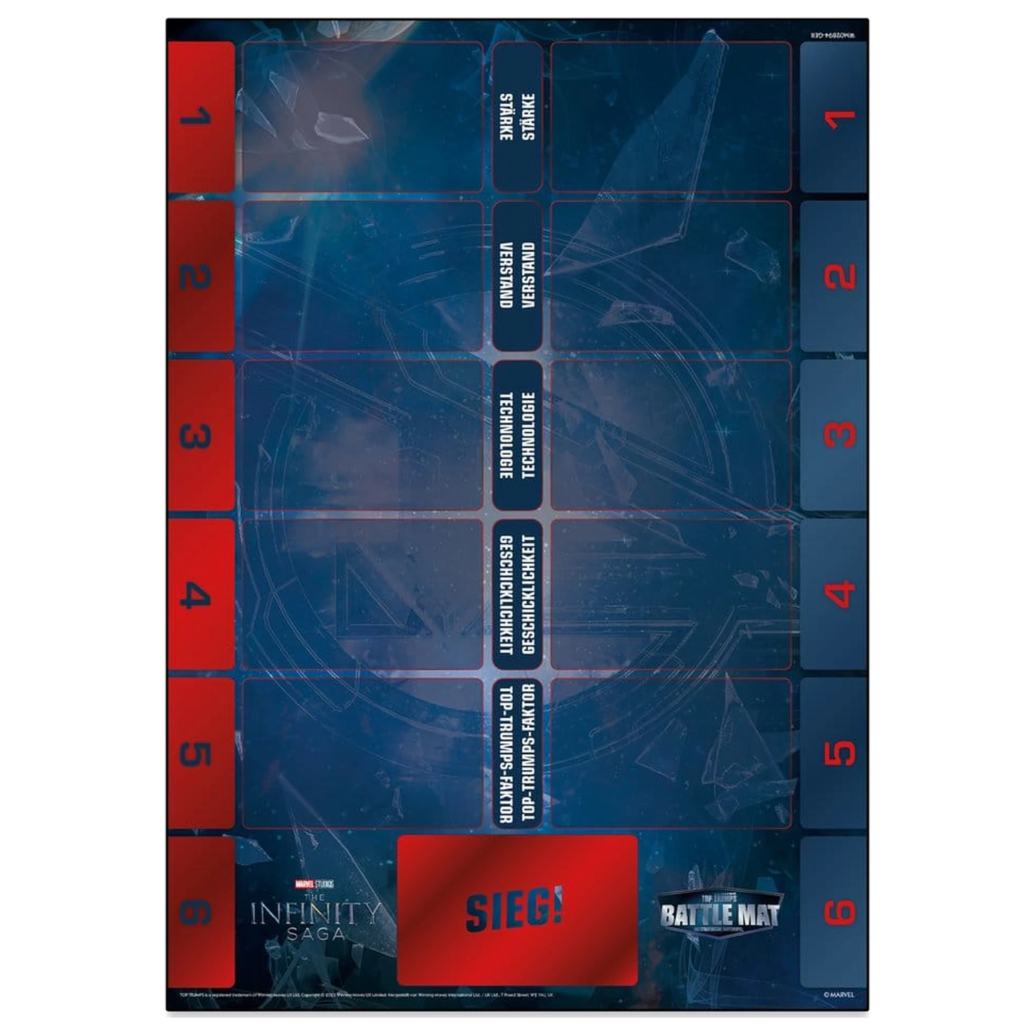 Marvel BattleMat német nyelvű társasjáték  termékfotó