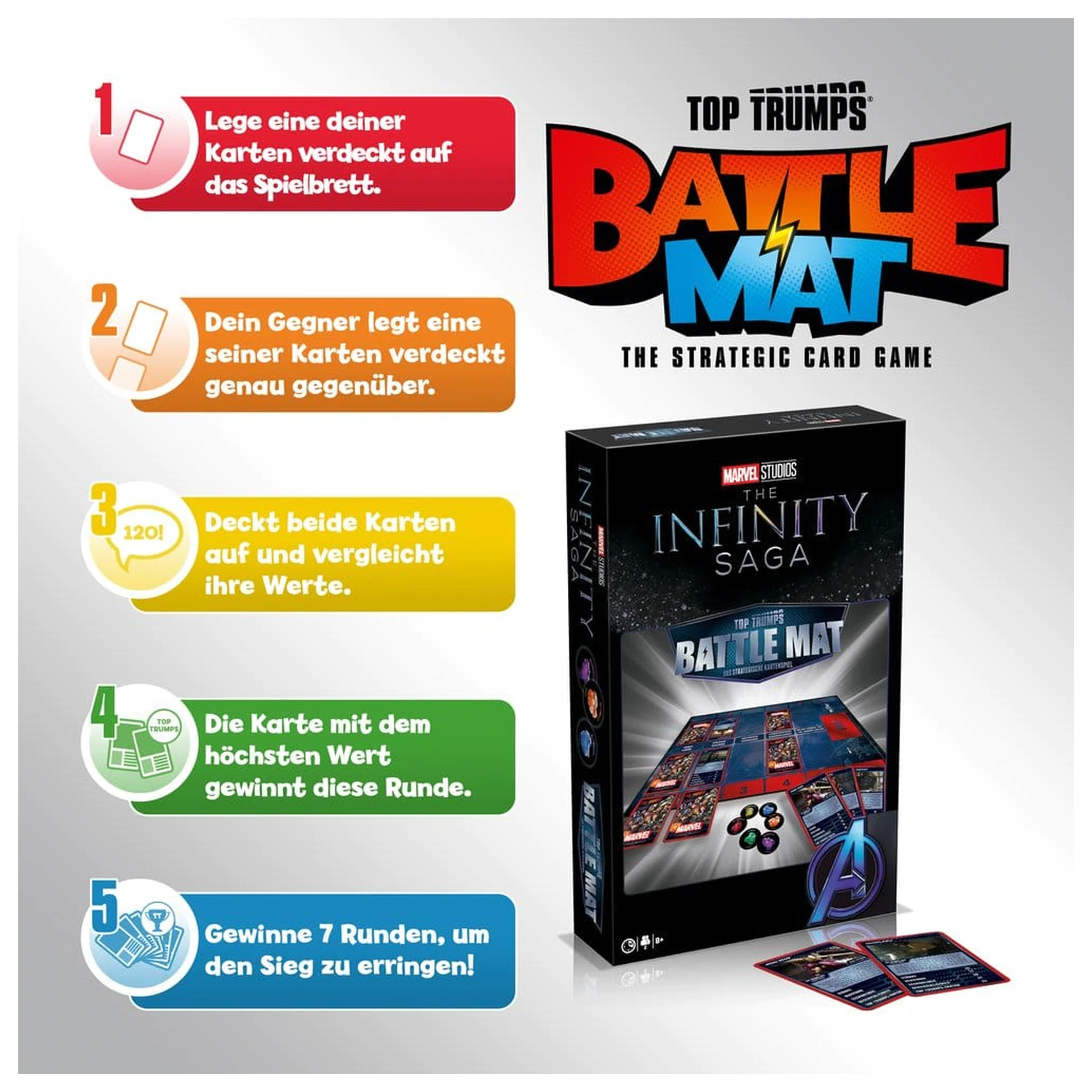 Marvel BattleMat német nyelvű társasjáték  termékfotó
