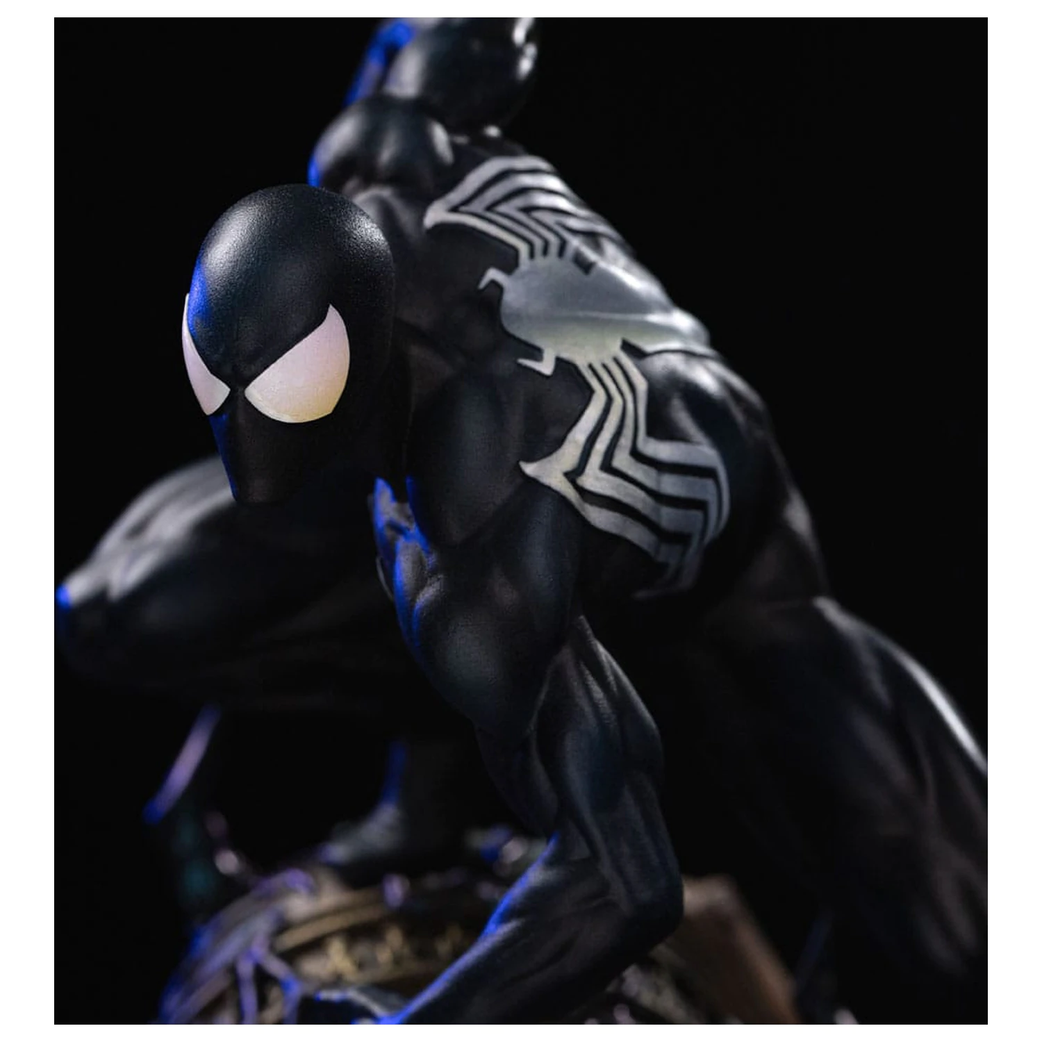 Marvel BDS Art Scale 1/10 Spider-Man Black Costume szobor figura 20 cm termékfotó