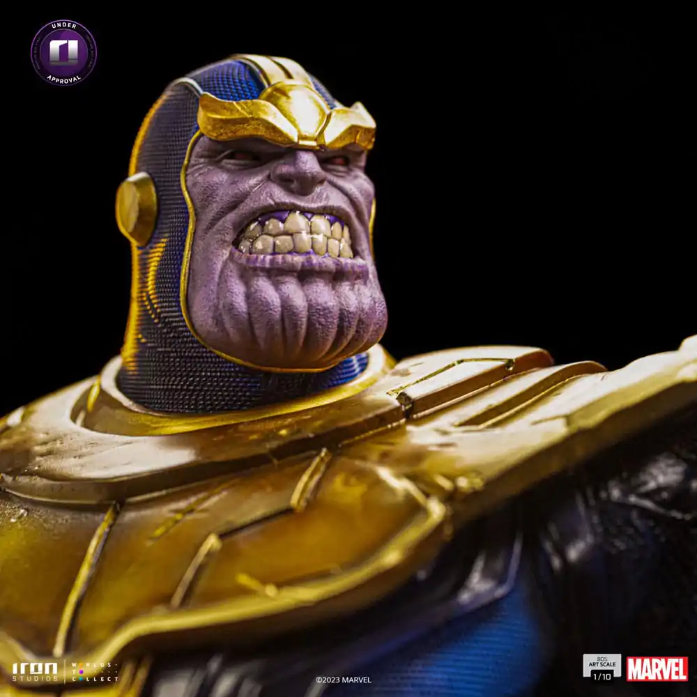 Marvel BDS Art Scale 1/10 Thanos Infinity Gaunlet Diorama szobor figura 30 cm termékfotó