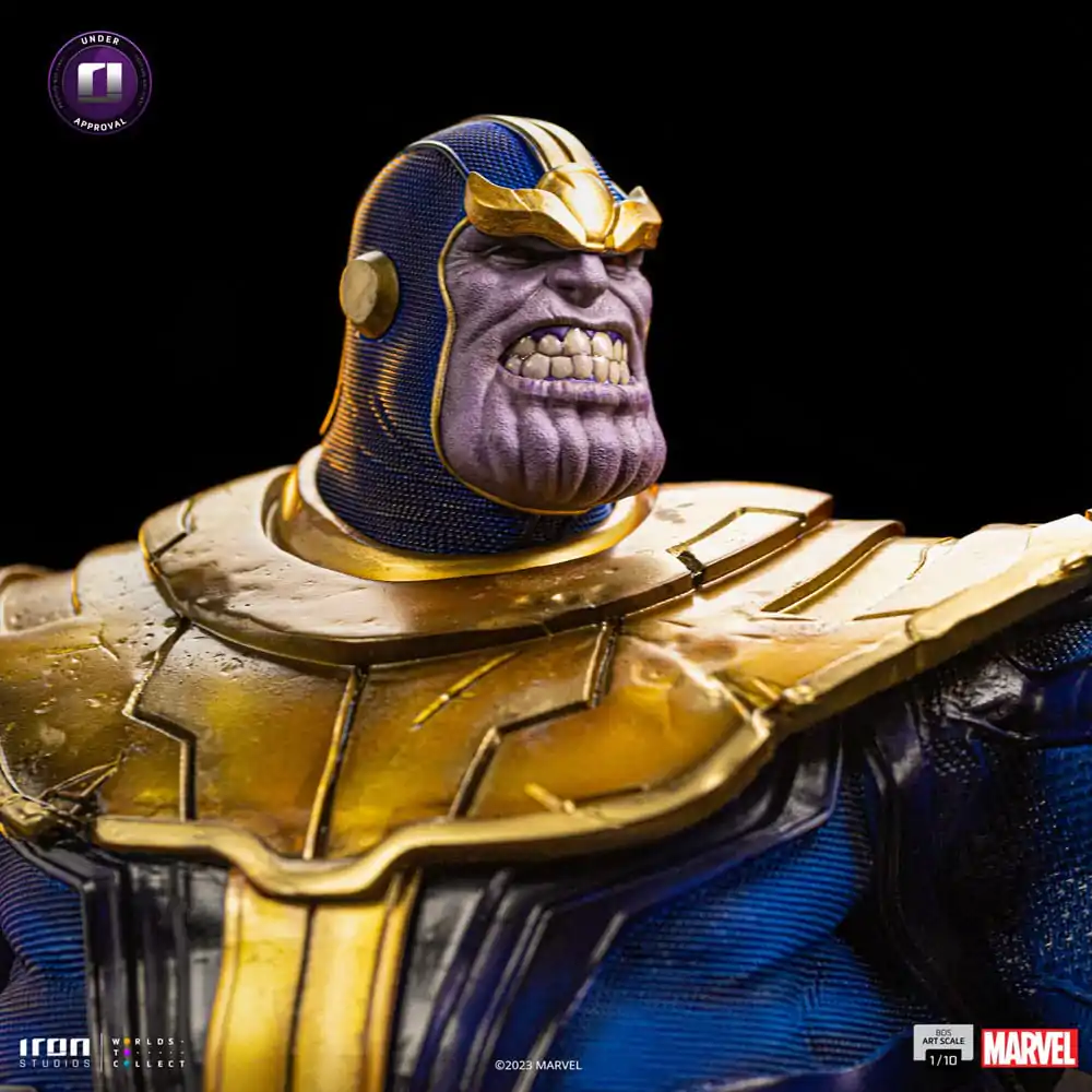 Marvel BDS Art Scale 1/10 Thanos Infinity Gaunlet Diorama szobor figura 30 cm termékfotó