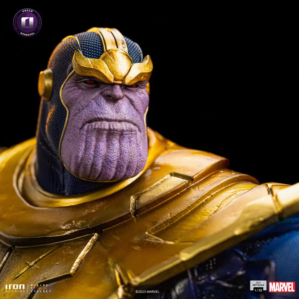 Marvel BDS Art Scale 1/10 Thanos Infinity Gaunlet Diorama szobor figura 30 cm termékfotó